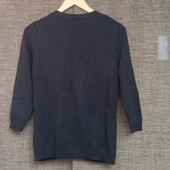 Ann Taylor Charcoal Cardigan Sweater - Picture 4 of 4